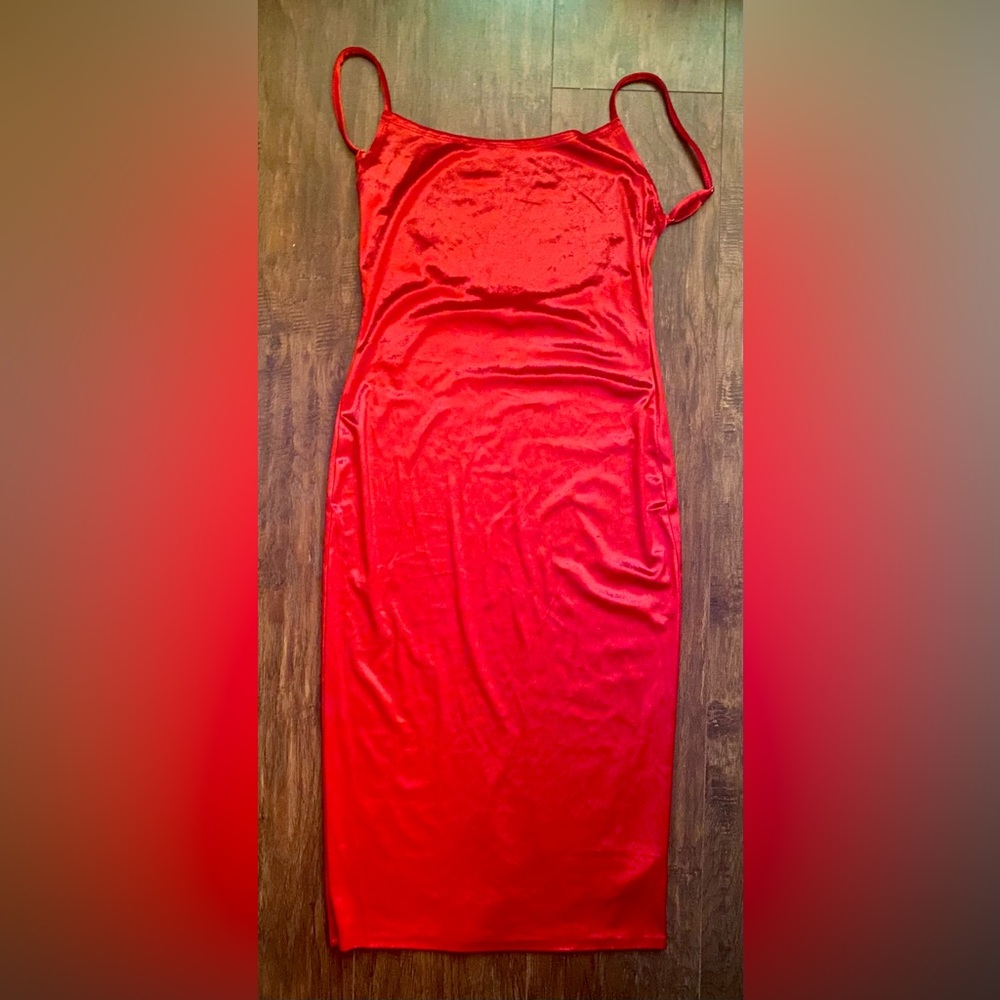 Reformation Red Slip Dress